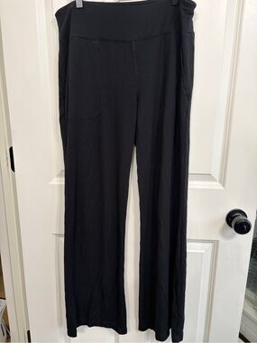 Soma Black Wide-Leg Lounge Pants with Pockets. Size M. Modal. The perfect pant.